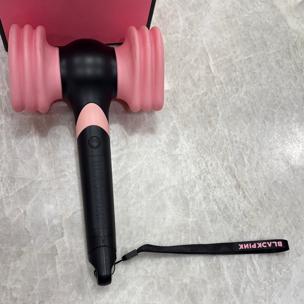 Blackpink Lightstick with Pink and Black Design